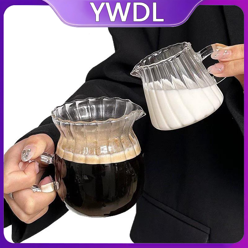 High Borosilicate Glass Milk P - Coffee Tea Creamer ulasan dan harga