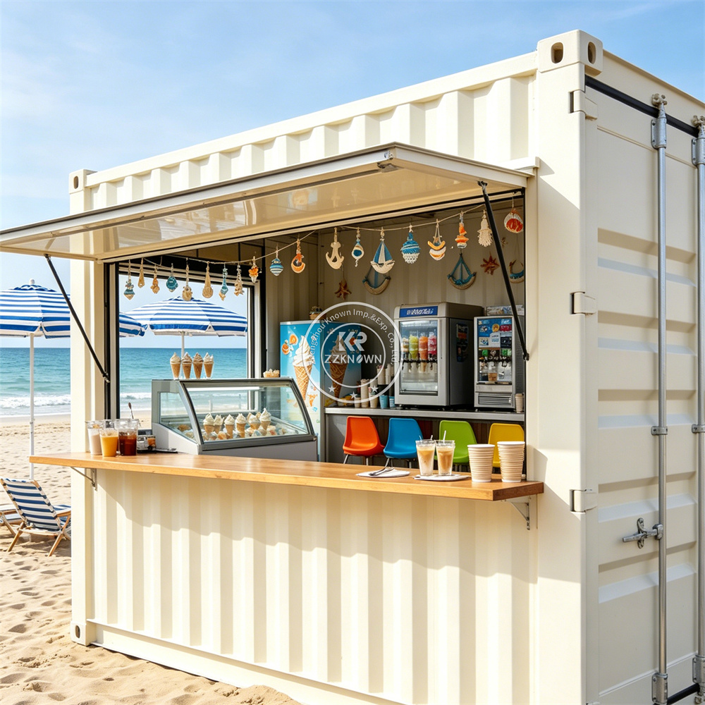 Outdoor Mobile Food Container  - Coffee Tea Kiosk ulasan dan harga