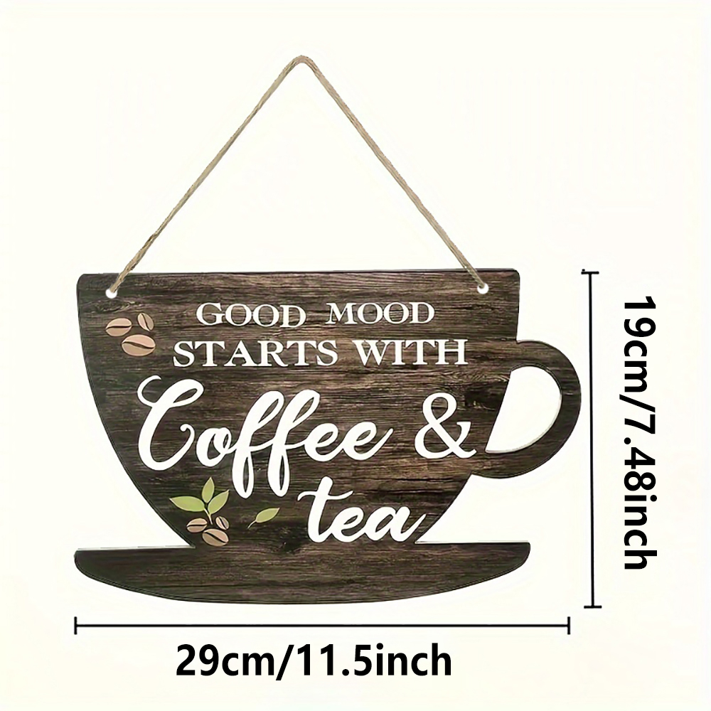 1pc Rustic Coffee & Tea Wooden - Coffee Tea Festival ulasan dan harga