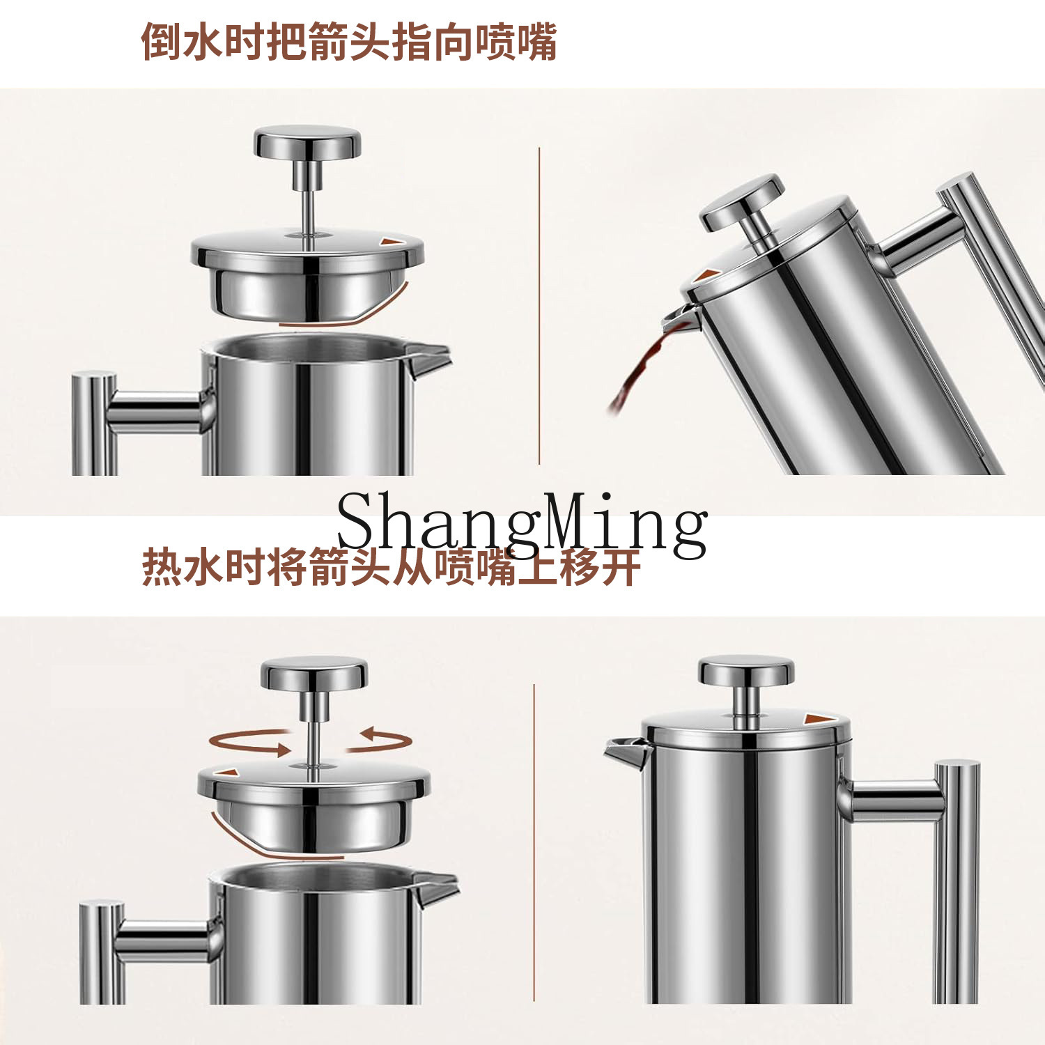 DSA stainless steel French pre - French Press Coffee & Tea ulasan dan harga