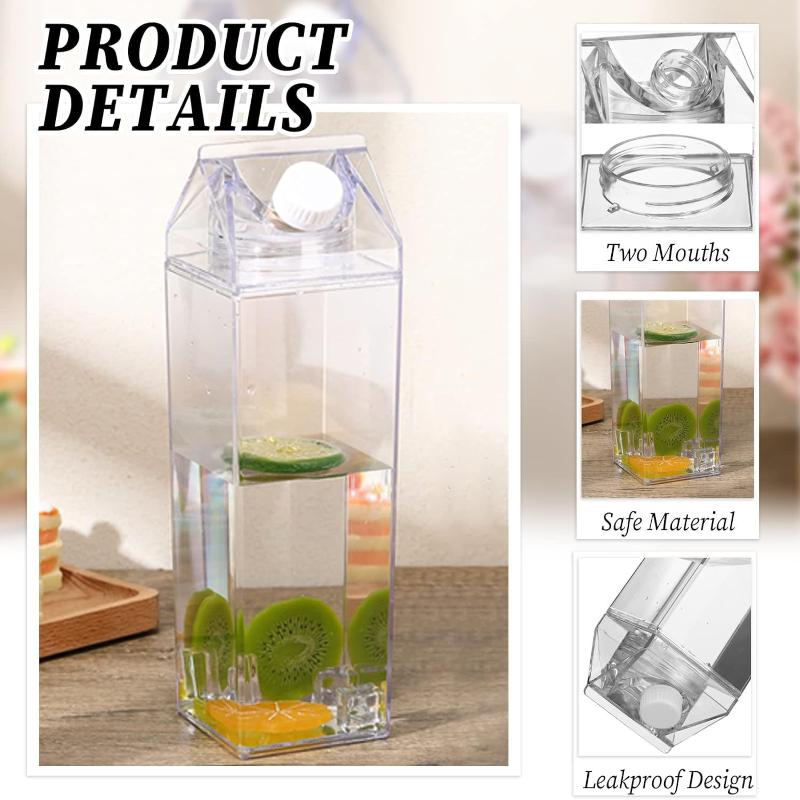 750ML Transparent Milk Bottle  - Coffee Tea Box ulasan dan harga