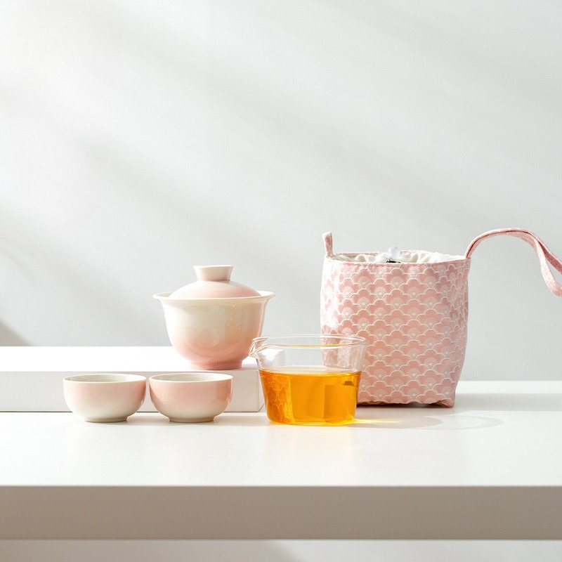 Plant Ash Glaze Gradient Trave - Gongfu Tea Set ulasan dan harga