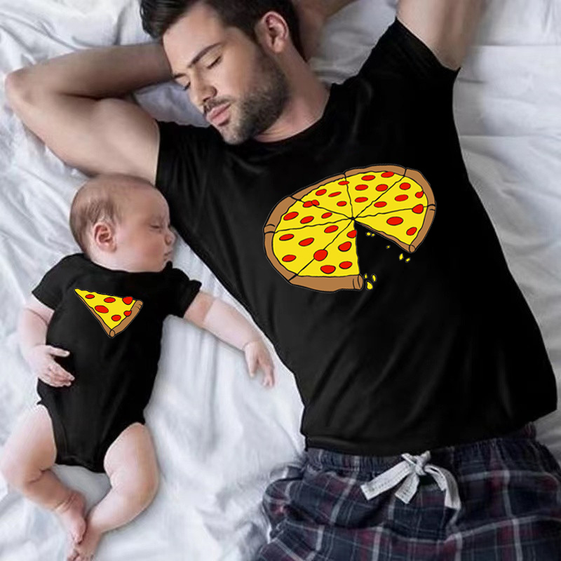 Funny Pizza Print Father Mothe - Coffee Tea Or Me ulasan dan harga