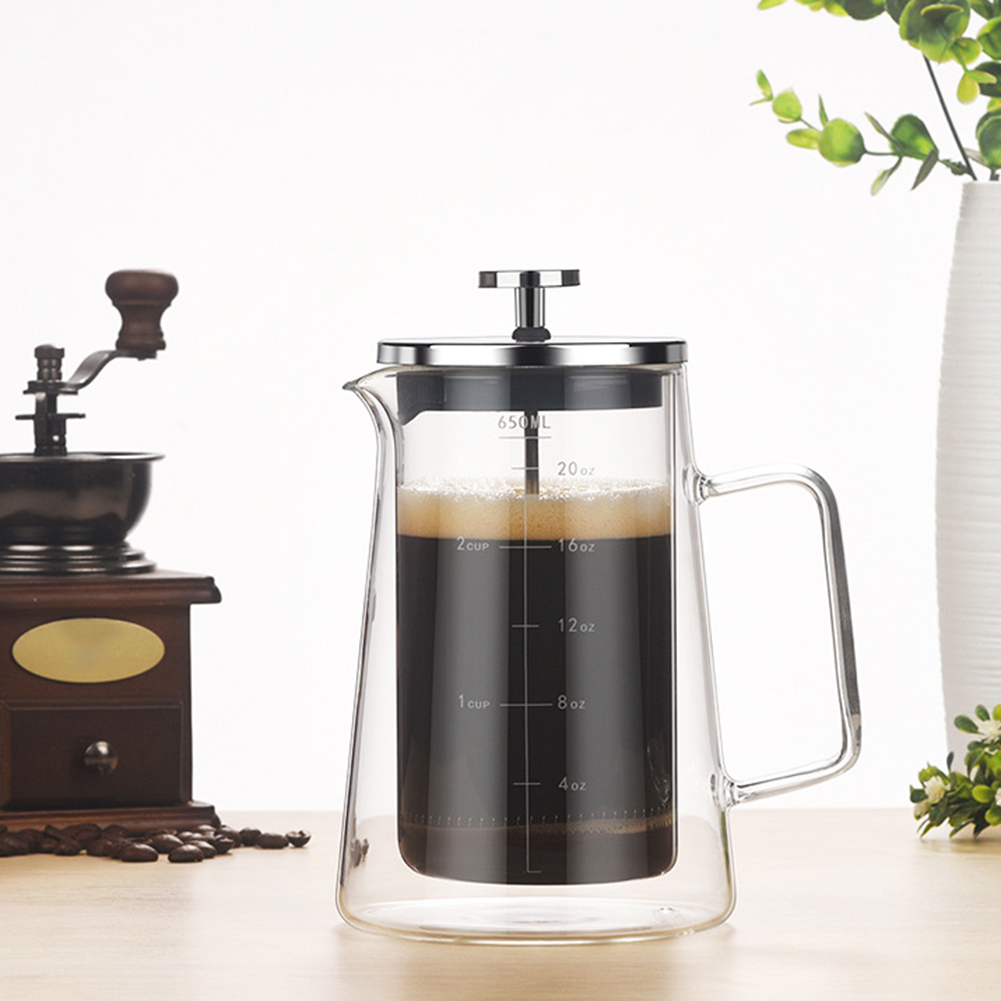 Double Layers French Press Pot - French Press Coffee & Tea ulasan dan harga