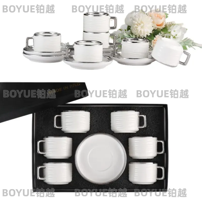 Luxury Ceramic Coffee Cup and  - Coffee Tea Box ulasan dan harga