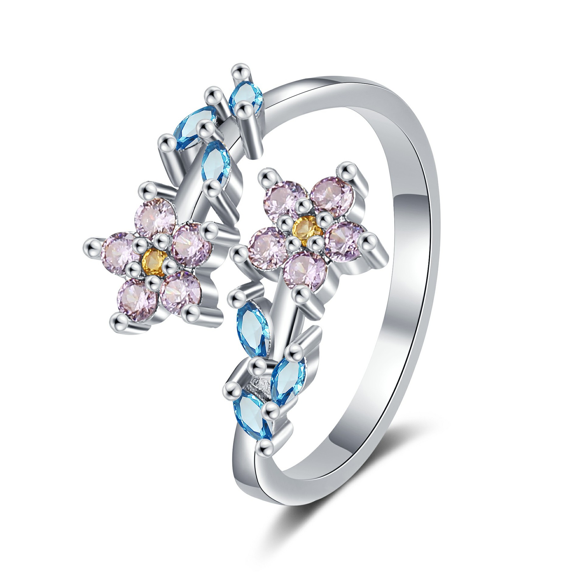 925 Sterling Silver Flower Lea - Coffee Tea Or Me ulasan dan harga