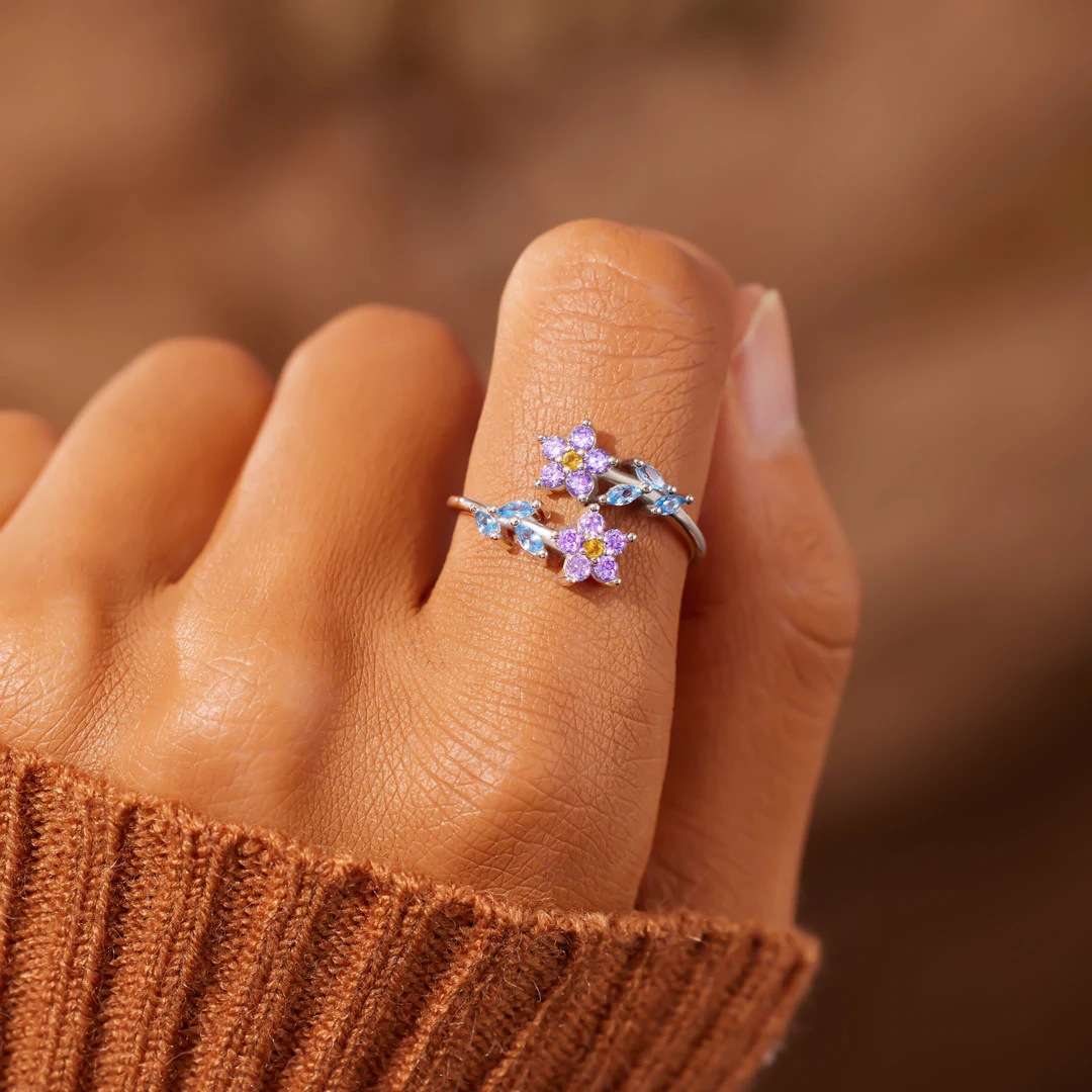 925 Sterling Silver Flower Lea - Coffee Tea Or Me ulasan dan harga
