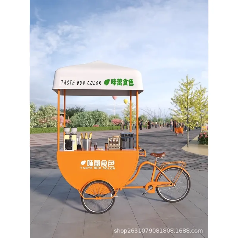 Outdoor Mobile Food Cart Snack - Coffee Tea & Jane ulasan dan harga