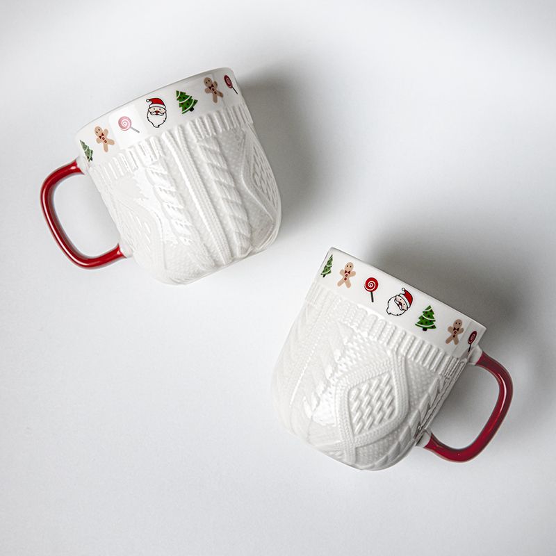 380ml Christmas Sweater Cerami - Coffee Tea Festival ulasan dan harga