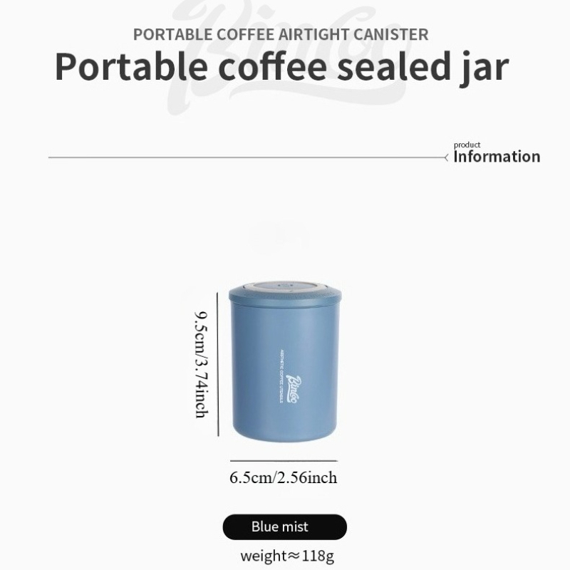 Bincoo Coffee Powder Airtight  - Coffee Tea Box ulasan dan harga