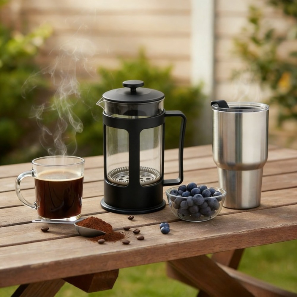 350ML/11OZ French Press Pot Co - French Press Coffee & Tea ulasan dan harga