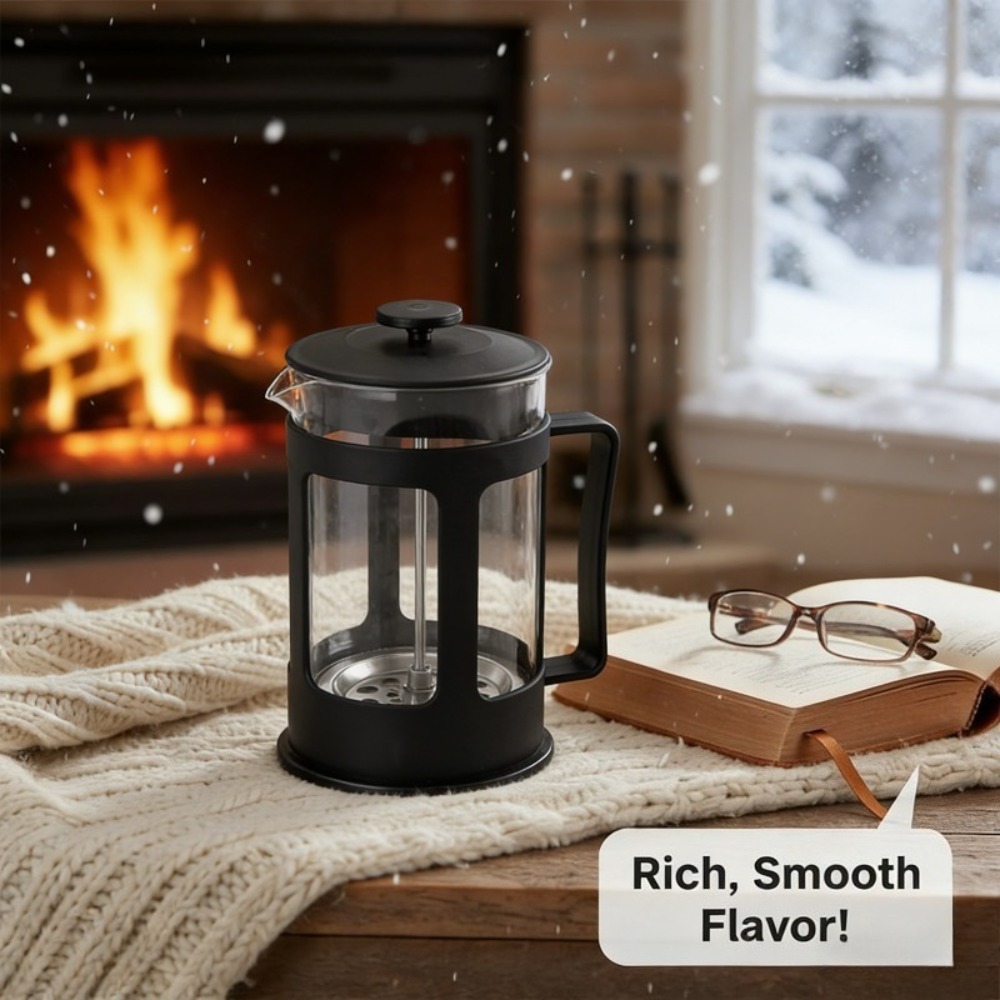 350ML/11OZ French Press Pot Co - French Press Coffee & Tea ulasan dan harga