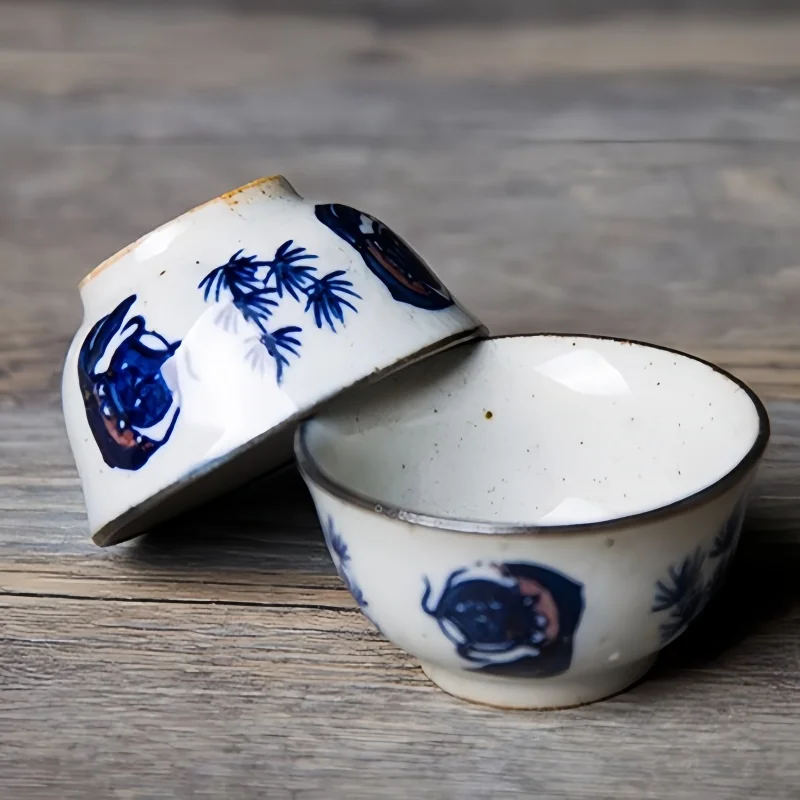 1PC 30ml Hand-Painted Chinese  - Gongfu Tea Set ulasan dan harga