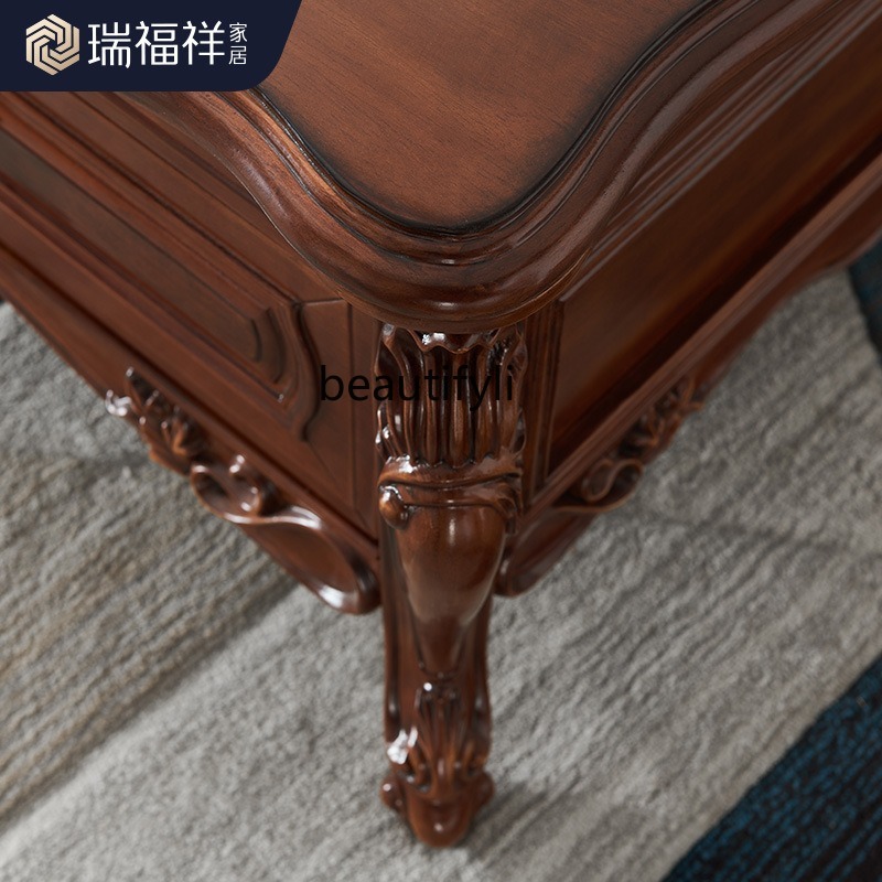 All solid wood coffee table Am - Coffee Tea Drawing ulasan dan harga