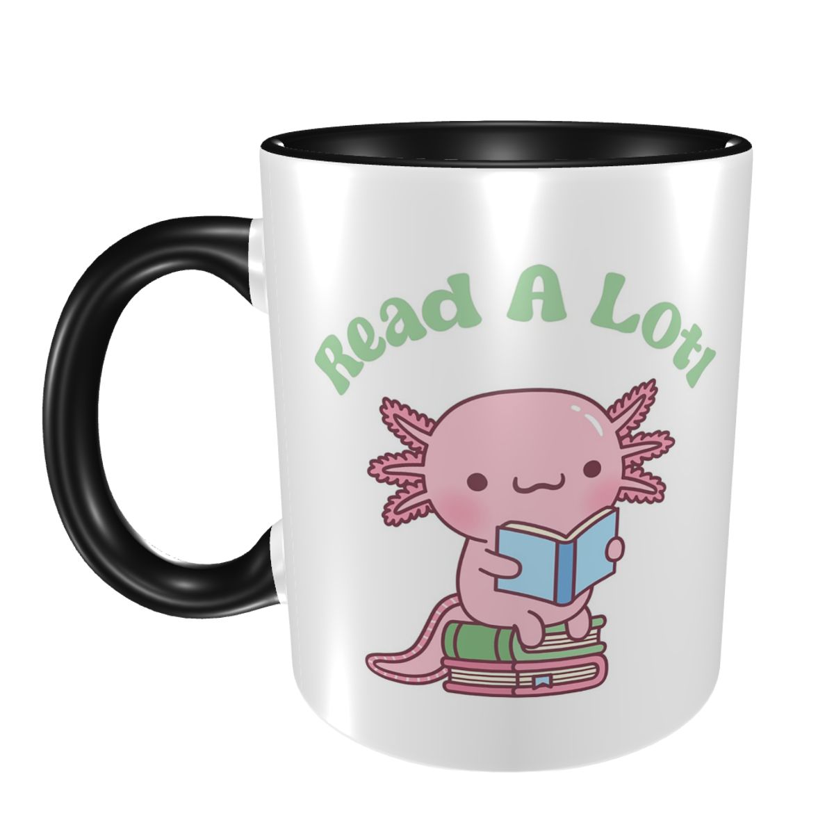 Cute Read A Lotl Like An Axolo - Coffee Tea Like ulasan dan harga