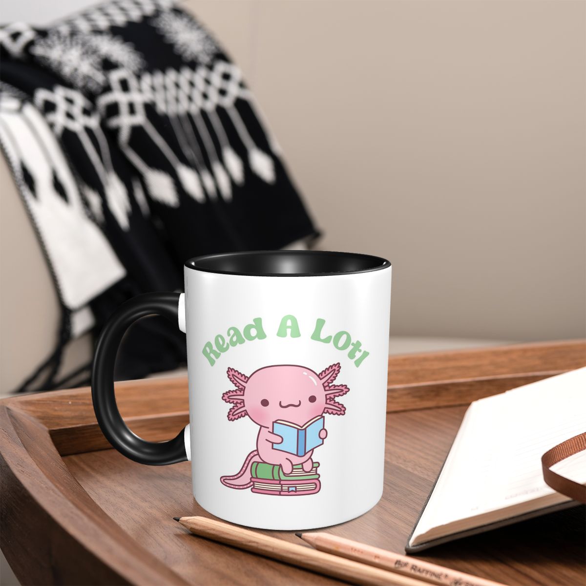 Cute Read A Lotl Like An Axolo - Coffee Tea Like ulasan dan harga