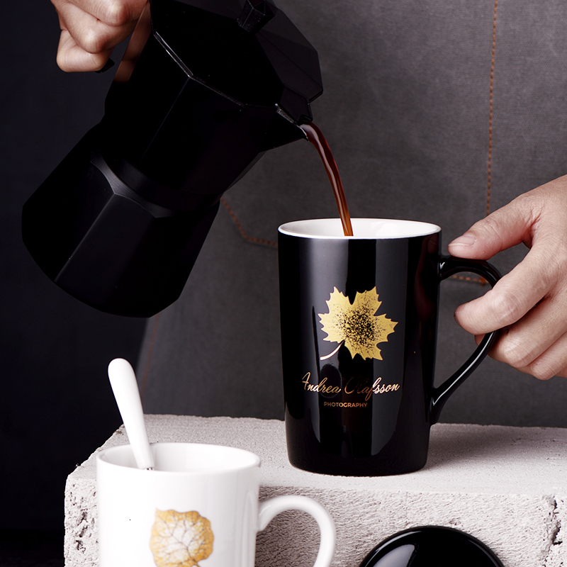 Simple Classic Black and White - Coffee Tea Friends ulasan dan harga