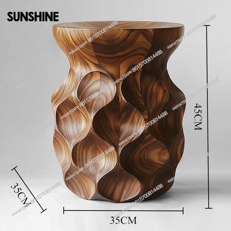Wooden Coffee Table Simple Cre - Coffee Tea Lounge ulasan dan harga